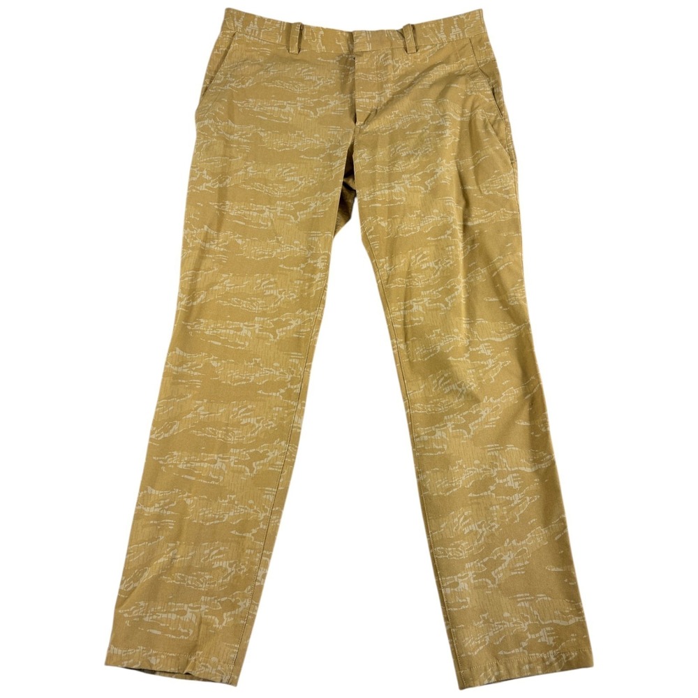 Nike Pants Mens 36x29.5 khaki Camouflage Straight Leg Flap Pockets Casual Wear